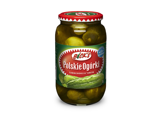 Cornichons &agrave; l'aneth Polskie Og&oacute;rki <strong>Bick&rsquo;s<sup>&reg;</sup></strong>