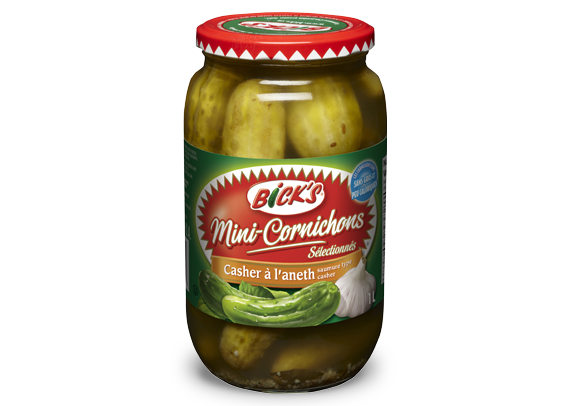 Mini-Cornichons casher &agrave; l'aneth <strong>Bick&rsquo;s<sup>&reg;</sup> </strong>