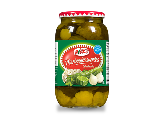 Marinades sucr&eacute;es <strong>Bick&rsquo;s<sup>&reg;</sup></strong>