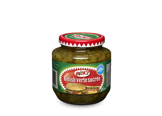 Relish verte Sucr&eacute;e <strong>Bick&rsquo;s<sup>&reg;</sup></strong>
