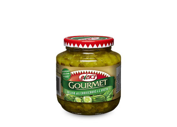 Relish cornichons &agrave; l'aneth <strong>Bick&rsquo;s<sup>&reg;</sup></strong>