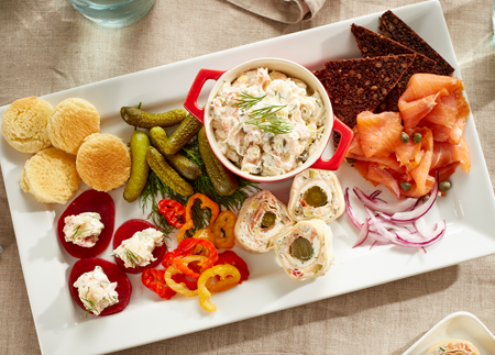 Salmon with a Bit of Dill Platter